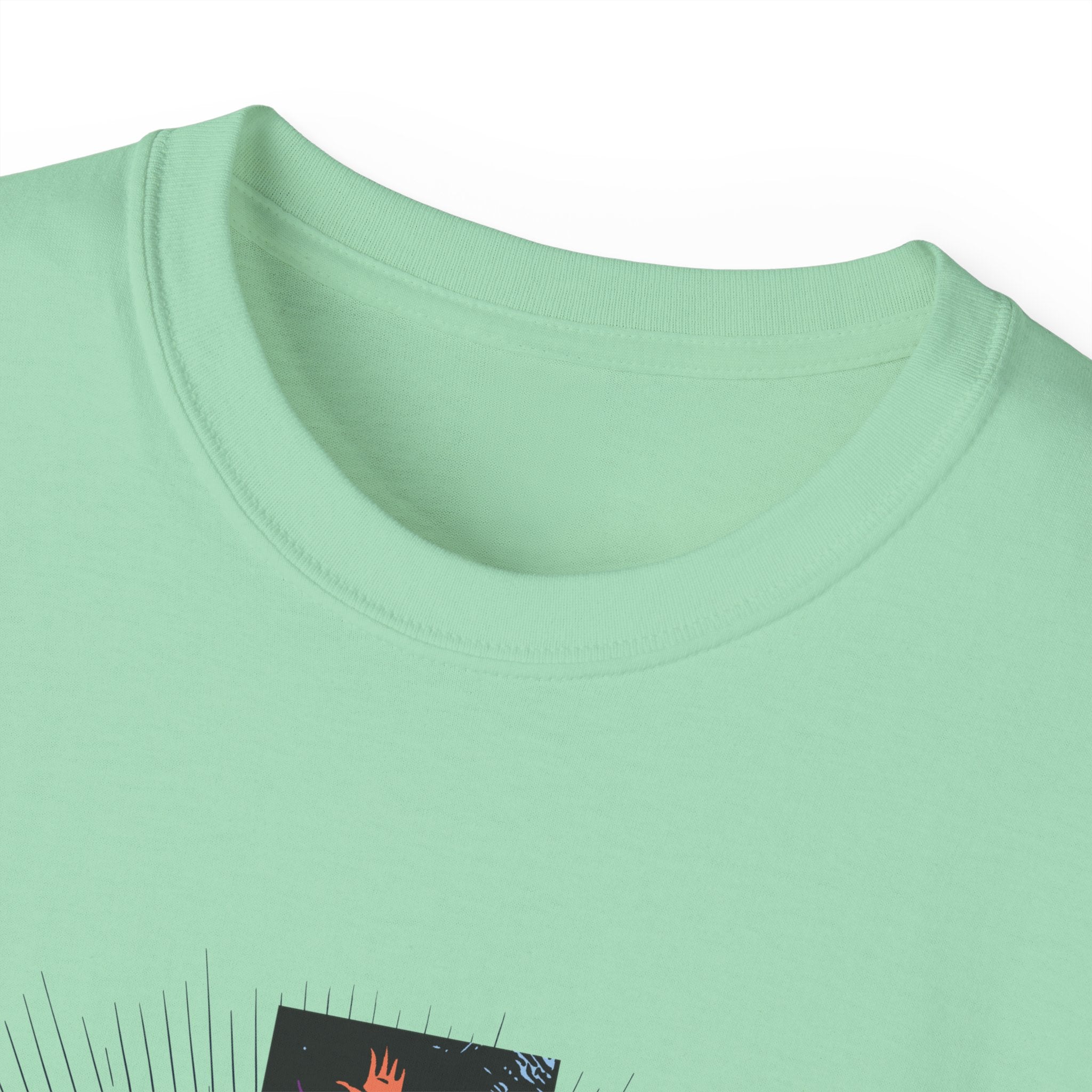 Space Warrior - Unisex Cotton Tee (Front) - Damned Threads